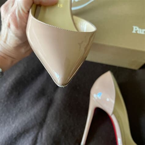 Christian Louboutin Iriza Patent Nude Gem