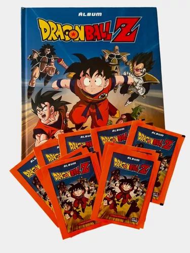 Álbum Dragon Ball Z Saga Saiyajin Tapa Dura 10 Sobres Envío gratis