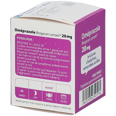 Omeprazole Biogaran Conseil® 20 Mg 7 Pc S Redcare Pharmacie