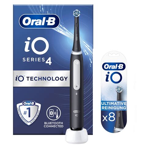 Oral B IO4 Matte Black Electric Toothbrush Oral B UK