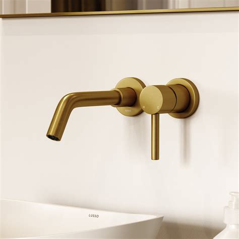 gold bathroom taps gold bath basin taps lusso