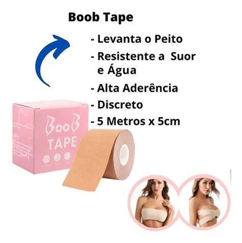 Levanta Seios Adesivo Peito Fita Bege Boob Tape Suti M Mercadolivre