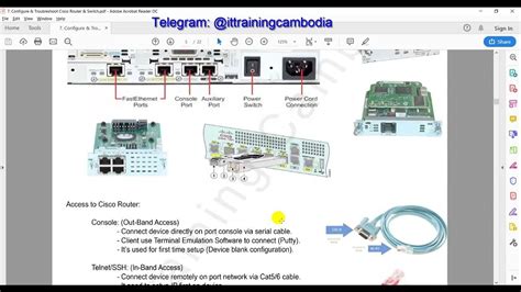 សិក្សាពី Cisco Router Interface And Access Youtube