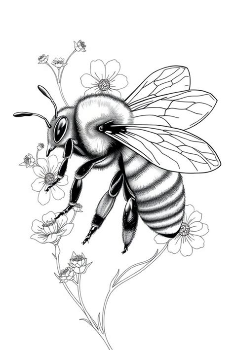 creative honey bee drawing ideas  inspire  jerwoodvisualartsorg