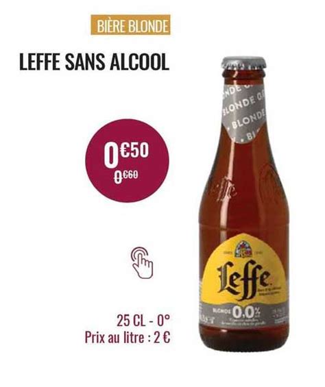 Promo Bière Blonde Leffe Sans Alcool chez Nicolas iCatalogue fr