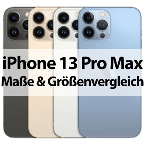 iPhone 13 Pro Max Maße – Smartphone-Größe & Vergleich » Sir Apfelot