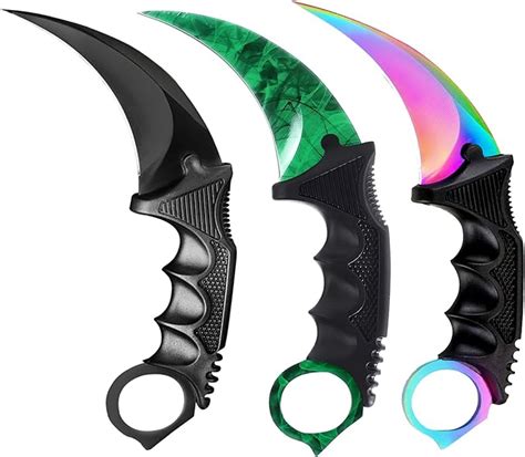 amazoncom milaloko  pieces karambit knife fixed blade knives