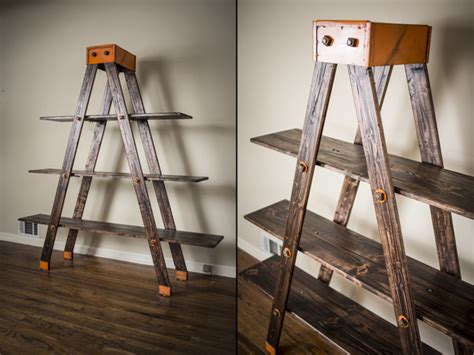 Полка-стремянка A-Frame для интерьера от Anton Maka Designs