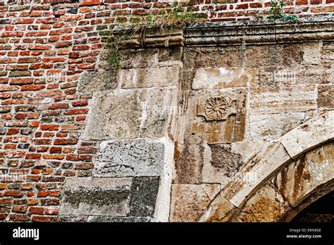 entrance  stone wall   fortress kalemegdan belgrade serbia
