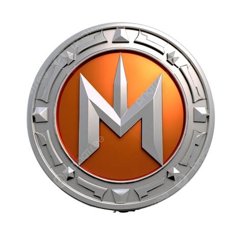 Monero Xmr Badge Crypto D Rendering Bitcoin Background Business Png