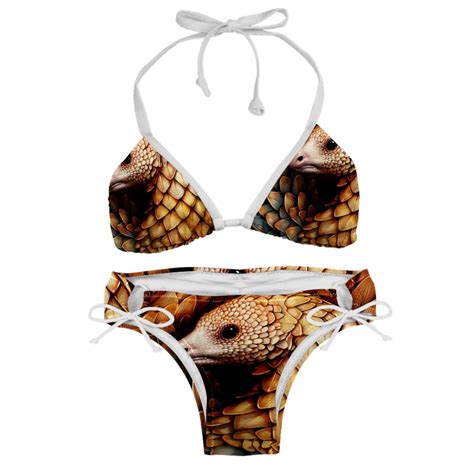 Pangolin Detachable Sponge Adjustable Strap Bikini Set Two Pack For Any Summer Scene Walmart
