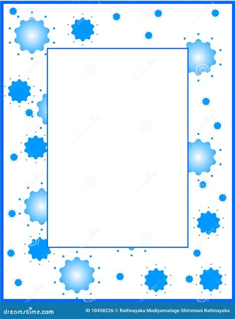 Blue Frame/border Royalty Free Stock Image - Image: 10458226