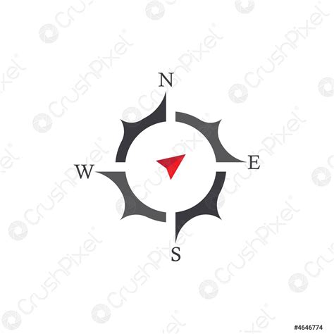 Vector Compass Signs And Symbols Logo Stock Vector Crushpixel