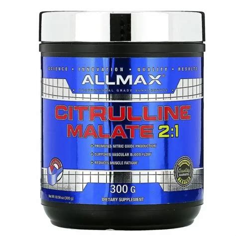 Цитруллин малат, ALLMAX Nutrition, Citrulline Malate, без ...