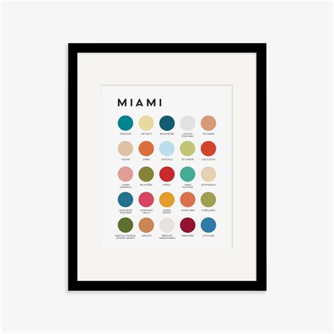 Miami Color Palette Print – Lunch City Studio