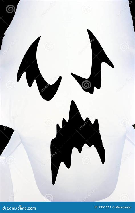 Halloween ghost face stock illustration. Image of jagged - 3351211