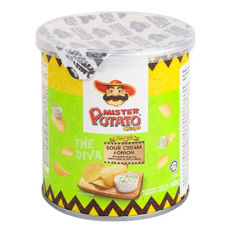 Чипсы Mr Potato Сметана и лук, 40г, 5 шт. купить на OZON по низкой цене ...
