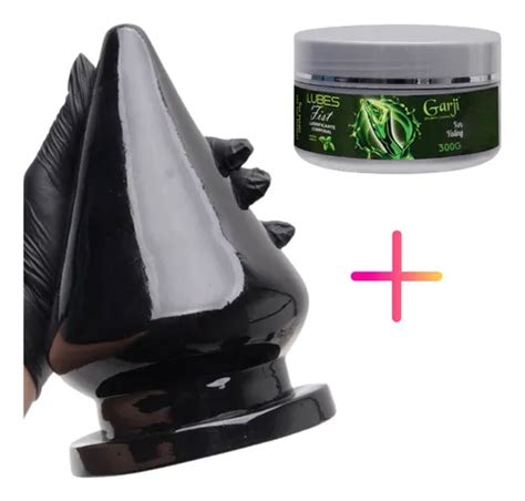 Plug Anal Enorme Gigante 20x12 Cm Grosso Grande Gel Fisting Parcelamento Sem Juros