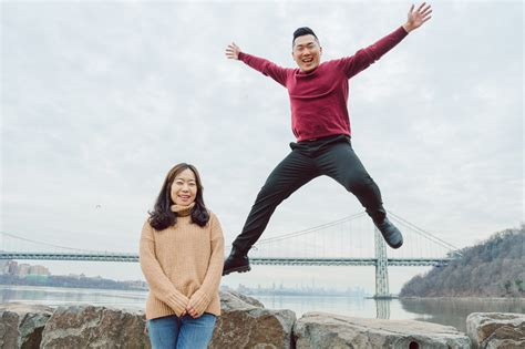 Ross Dock Picnic Area Fort Lee, NJ Engagement | Chloe + Bosco » Hey Karis