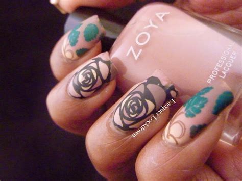 Lacquer Lockdown Zoya Naturels Nude Spring Nail Art