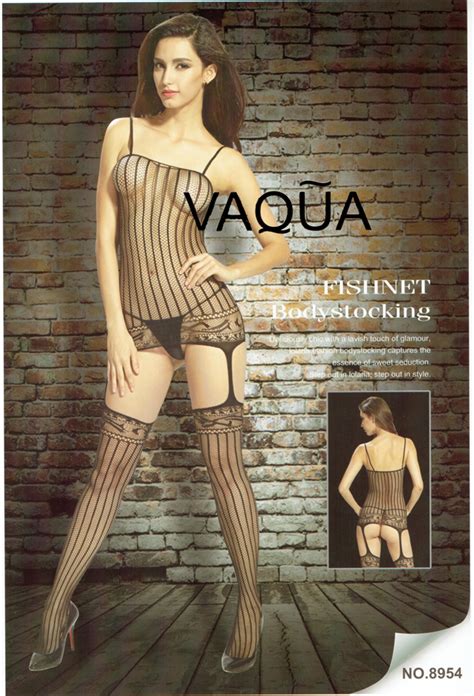 Vaqua Women Sexy Lingerie Fishnet Bodystocking