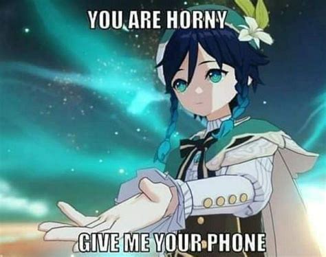 Stop Being Horny R Genshin Memepact