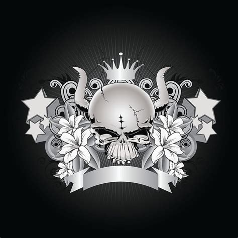 Череп эмблема вектор ai eps | UIDownload