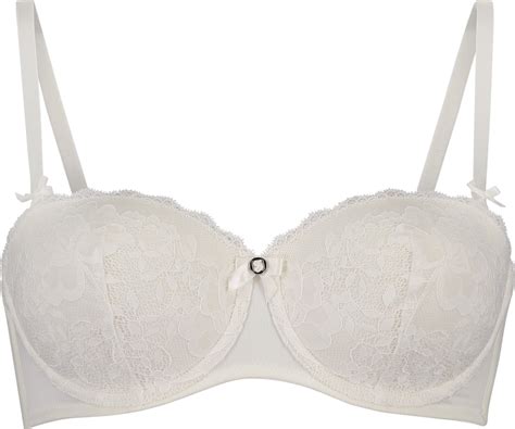 Hunkemöller Dames Lingerie Voorgevormde strapless beugel bh Maya Wit maat E70 bol