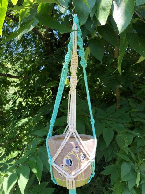 Macrame Hanging Baskets - Etsy