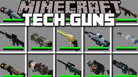 Minecraft Extreme Tech Guns Mod Death Rays And Nuclear Weapons Minecraft Youtube