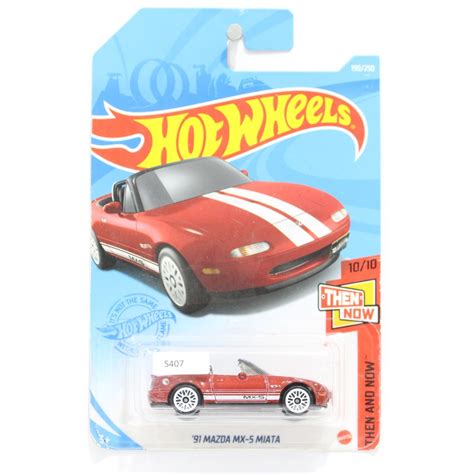 Hot Wheels Mazda Mx Miata Red Th Reg S Shopee Philippines