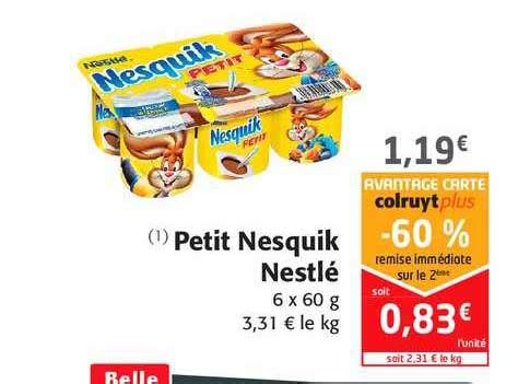 Promo Petit Nesquik Nestl Chez Colruyt Icatalogue Fr