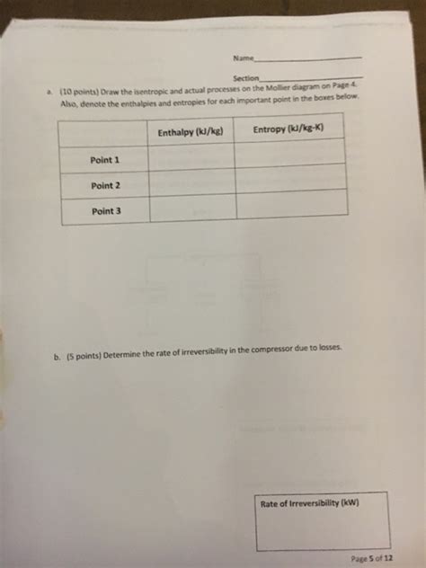 Solved A steam compressor has 0.617 kg/s of steam entering | Chegg.com