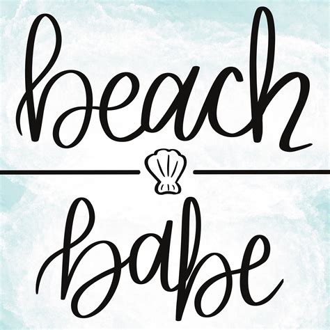 Beach Babe SVG Etsy