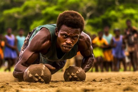 national sport  vanuatu premium ai generated image