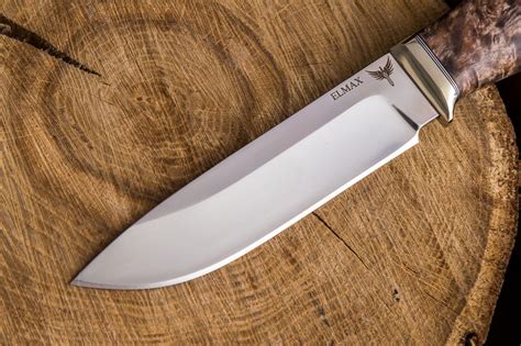 Нож Лань (Elmax, стабилизированная карельская береза)