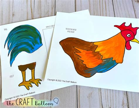 Rooster craft - The Craft Balloon