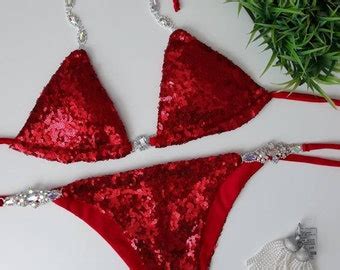 Sequin Bikini Etsy