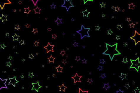 Обои для рабочего стола: Звездочки и черный