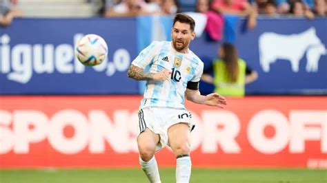 Histórico mirá los cinco goles de Lionel Messi en Argentina Estonia