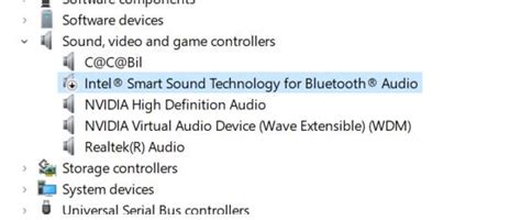 Intel® Smart Sound Technology for Bluetooth® Audio didn't recognize ...