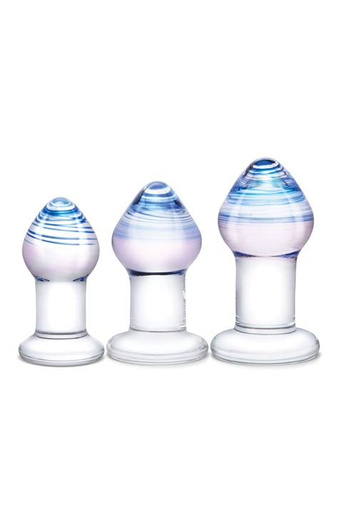 Pleasure Droplets Anal Training Kit Glas Set