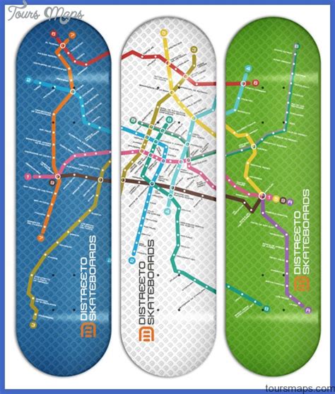 Mexico Subway Map - ToursMaps.com