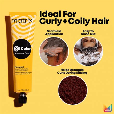 Matrix 8W Medium Blonde Warm Coil Color Ammonia-Free Permanent Hair
