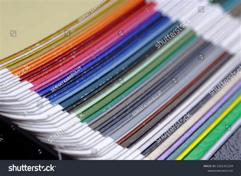 colorful palettecolor chart paint stock photo  shutterstock