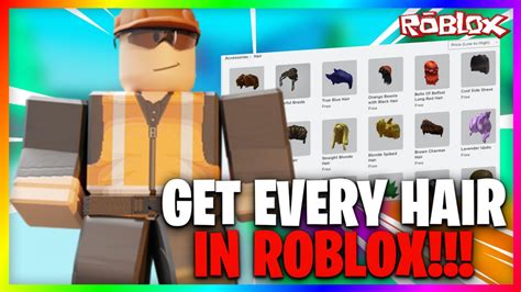 How To Get Every Hair In Roblox Free Hair Trick 2023 Youtube