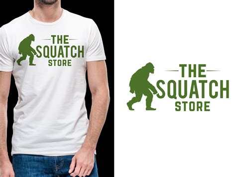 Squactch Store Logo Vector Tshirt Design Graphic By Ui Sahirsulaiman