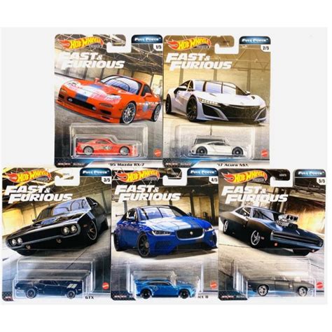 Jual HOT WHEELS FULL FORCE FAST FURIOUS SET 5 PCS Shopee Indonesia