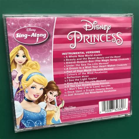 Disney Princess Sing Along Animated Film Soundtracks Cd Aladdin Mulan