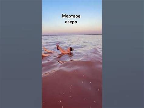 Вода в озере повышенной солёности, никто не утонет#крым #crimea #саки # ...